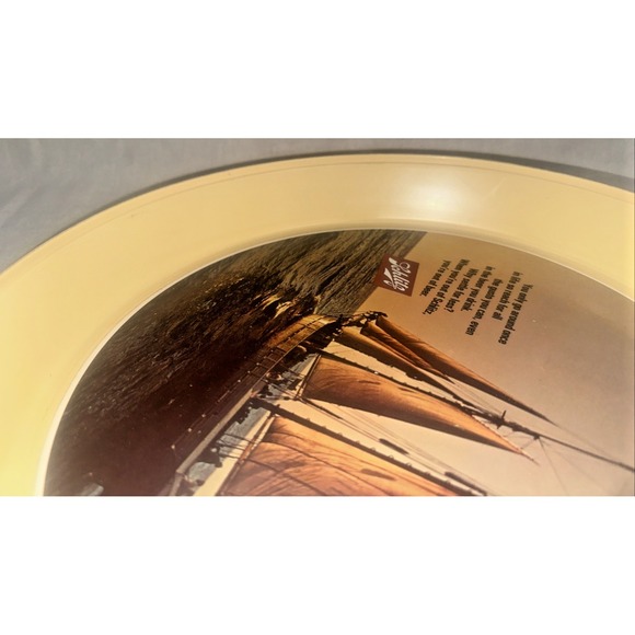 Vintage Schlitz Beer Serving Trays Schooner Sailboat 13" Bar Advertising - Picture 14 of 16